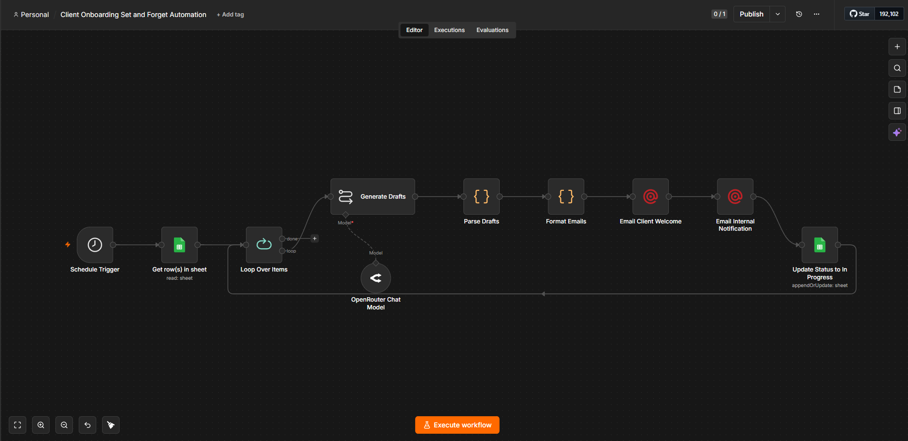 Client Onboarding Set and Forget Automation